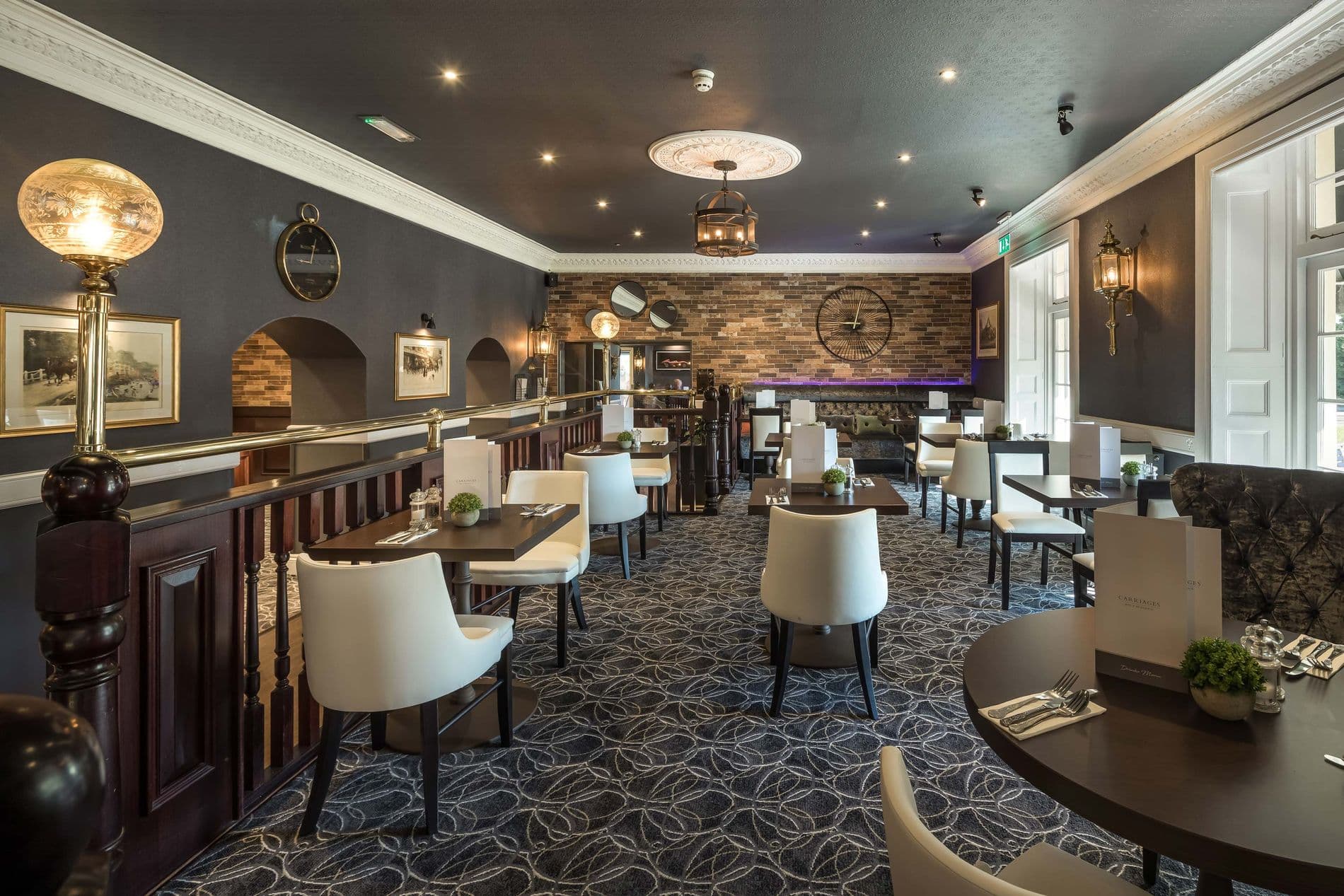 Carriages restaurant at The Devon Hotel